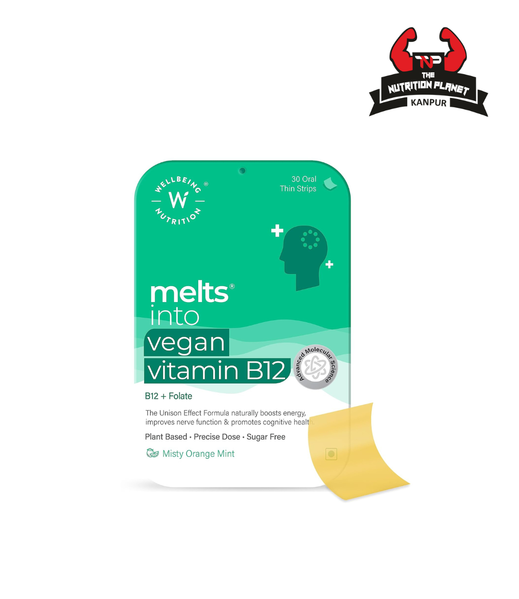 Wellbeing Nutrition Melts Vegan Vitamin B12 30 capsules